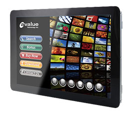 Borderless open style tablet
